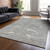 8' X 10' Gray Brown And Ivory Abstract Washable Indoor Outdoor Area Rug