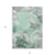 10' X 14' Green Abstract Washable Non Skid Indoor Outdoor Area Rug