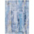 9' X 12' Blue Washable Non Skid Indoor Outdoor Area Rug