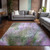 10' X 14' Purple Abstract Washable Non Skid Indoor Outdoor Area Rug