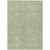8' X 10' Sage And Ivory Geometric Washable Indoor Outdoor Area Rug