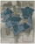 5' X 8' Blue and Gray Abstract Hand Tufted Area Rug