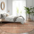 8' Rust Gold And Silver Round Southwestern Washable Indoor Outdoor Area Rug