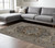 8' X 11' Blue And Green Medallion Area Rug