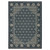5' X 8' Ivory Oriental Area Rug With Fringe