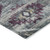 8' X 10' Gray Charcoal And Silver Southwestern Washable Indoor Outdoor Area Rug