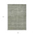 8' X 10' Sage And Ivory Abstract Washable Indoor Outdoor Area Rug