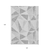 10' X 14' Gray Charcoal And Silver Geometric Washable Indoor Outdoor Area Rug