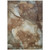 9' X 12' Brown Abstract Washable Non Skid Indoor Outdoor Area Rug