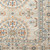 9' X 12' Blue and Orange Medallion Stain Resistant Indoor Outdoor Area Rug