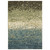 5' X 8' Blue And Brown Abstract Area Rug