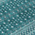 8' Teal Blue Aqua And Ivory Round Tribal Washable Indoor Outdoor Area Rug