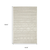 8' X 11' Beige And Ivory Tribal Area Rug