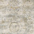 6' X 9' Gray And Gold Medallion Hand Tufted Area Rug