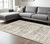 6' X 9' Gray And Gold Medallion Hand Tufted Area Rug