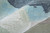 8' X 10' Green Blue And Ivory Abstract Hand Tufted Area Rug