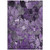 8' X 10' Purple Abstract Washable Indoor Outdoor Area Rug