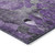 8' X 10' Purple Abstract Washable Indoor Outdoor Area Rug