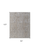8' X 10' Ivory Taupe and Blue Abstract Power Loom Worn Faded Area Rug With Fringe