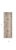 8' Ivory Red And Orange Floral Distressed Runner Rug
