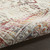 8' Ivory Red And Orange Floral Distressed Runner Rug
