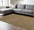 7' X 10' Gold And Ivory Medallion Area Rug With Fringe