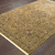 7' X 10' Gold And Ivory Medallion Area Rug With Fringe