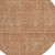 8' Terra Cotta And Brown Round Abstract Washable Indoor Outdoor Area Rug