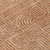 8' Terra Cotta And Brown Round Abstract Washable Indoor Outdoor Area Rug