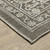 8' X 11' Gray And Ivory Oriental Area Rug