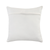 20" X 20" White And Blue 100% Cotton Geometric Zippered Pillow