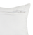 20" X 20" White And Blue 100% Cotton Geometric Zippered Pillow
