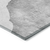 9' X 12' Gray and Black Abstract Washable Non Skid Indoor Outdoor Area Rug
