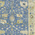 6' X 9' Blue And Green Wool Oriental Hand Knotted Area Rug With Fringe