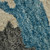 5' X 8' Blue Gray And Ivory Wool Abstract Hand Tufted Area Rug