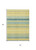 5' X 8' Yellow Denim Blue And Sky Blue Striped Washable Indoor Outdoor Area Rug