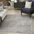 5' X 7' Ivory and Gray Abstract Non Skid Area Rug