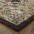 8' X 10' Brown Tan And Orange Floral Hand Tufted Area Rug
