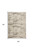 5' X 8' Ivory And Brown Abstract Area Rug