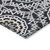 10' X 14' Black Ivory And Gray Floral Medallion Washable Indoor Outdoor Area Rug