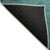 10' X 14' Teal Abstract Washable Non Skid Indoor Outdoor Area Rug