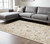 8' X 10' Beige And Gold Oriental Hand Tufted Area Rug