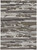 8' X 10' Gray and Ivory Abstract Power Loom Distressed Area Rug