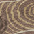 8' Brown And Taupe Round Abstract Washable Indoor Outdoor Area Rug