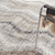 8' X 10' Ivory Gray and Brown Chevron Non Skid Area Rug