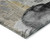 8' X 10' Terra Cotta Copper And Beige Floral Washable Indoor Outdoor Area Rug