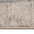 8' Gray and Light Blue Abstract Power Loom Round Rug