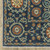 8' X 11' Blue And Rust Medallion Area Rug With Fringe