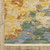 8' X 11' Beige Yellow And Rust Abstract Area Rug With Fringe