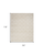 8' X 10' Beige and Ivory Trellis Non Skid Area Rug